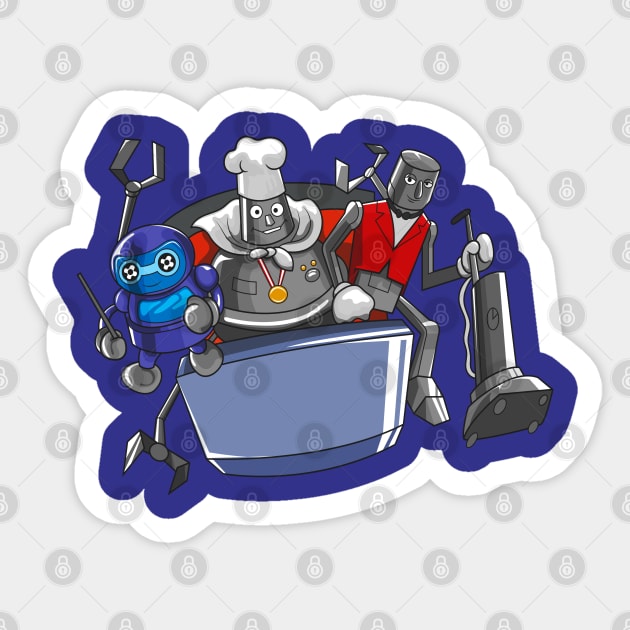 Horizon-Bots Are Back Sticker by DeepDiveThreads